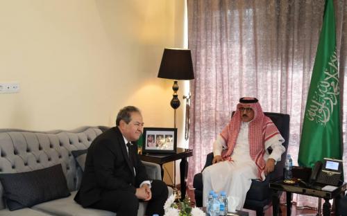 МУЛОҚОТ БО САФИРИ ШОҲИГАРИИ АРАБИСТОНИ САУДӢ ДАР ДУШАНБЕ image 1