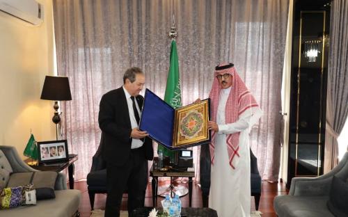 МУЛОҚОТ БО САФИРИ ШОҲИГАРИИ АРАБИСТОНИ САУДӢ ДАР ДУШАНБЕ image 2